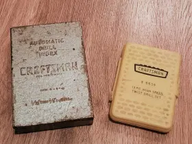 96639 Craftsman Vintage High Speed Drill Bit Case And Index Cases Only