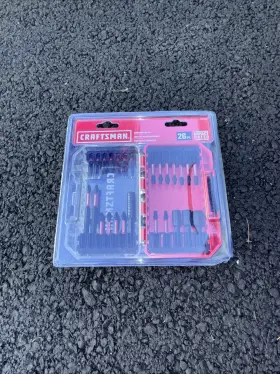 Cmaf1326 Craftsman Impact Rated Screwdriver Bit Set - 26 Pieces Brand New Factory Sealed