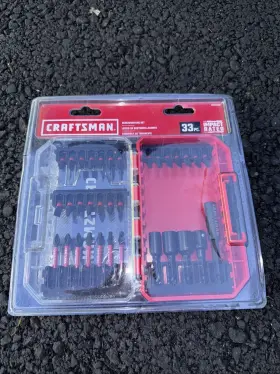 Cmaf1333 Craftsman Impact-rated 33-piece Impact Driver Bit Set New