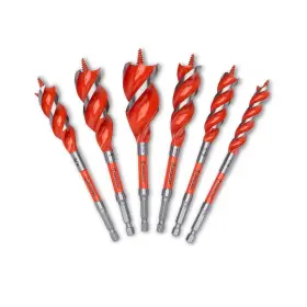 Crescent 697099367673 6 Piece High Speed Auger Set - 6.25 Inch Cdsaset-6
