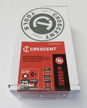 Caugn2dhx20-25 Crescent U-guard 5/16 Inch Magnetic Nutsetter 25pc