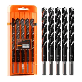Cst-5sc12 Crosstar M35 Cobalt Drill Bit Set For Hardened Metal And Stainless Steel - Titaniu