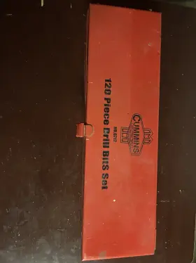 6712 Cummins 120 Piece Drill Bits Set Industrial Tool No