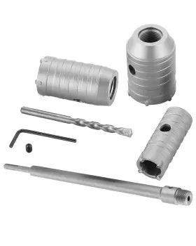 Ztc-1205-2 Dasbet Concrete Hole Saw Kit Drill Cutter Set With 30 40 50mm D