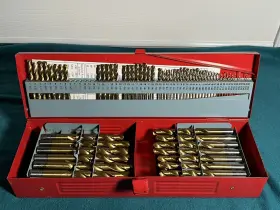 1a522 Dayton 114 Piece Drill Bit Set Used