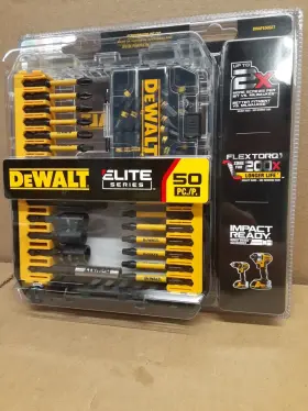 Dewalt 075352351599 50 Pc. Elite Series Screwdriving Bit Set Dwafe50set