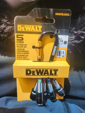 Dewalt 198706035300 New 5pc./p Bit Holder Keyring Set