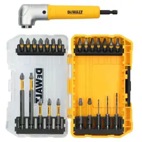 25-pie Dewalt 744759544001 Maxfit Ultra Steel Drill And Driving Bit Set With Right Angle Attachment