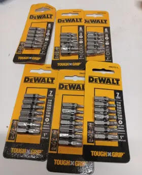 Dwa1ts-7l Dewalt 885911321419 Lot Of 6 Dwa1sec-6l Torx Hex Spanner 39 Bits Total