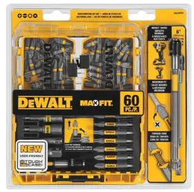 Dewalt 885911650717 Dwaumf60set Maxfit Ultra 1/4 Inch Hex Steel Screwdriving Bit Set 60-piece