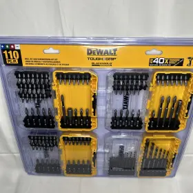 Dewalt 885911677905 110 Pc Gold Ferrous Combination Set Dwa110set 4-pack Tough Case