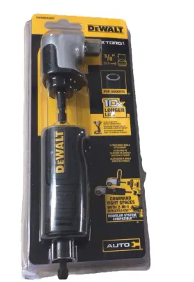 Dewalt 885911831505 Flextorq 3/8in Square Drive Modular Right Angle Attachment Dwamra38ft