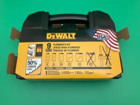 D180001 Dewalt Bi-metal Hole Saw Kit For Wood Metal And Plastic Incomplete