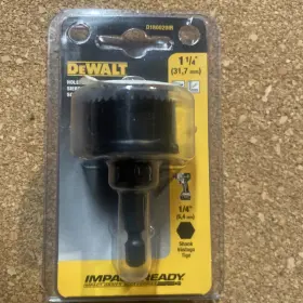 D180020ir Dewalt Impact Ready 1-1/4 Inch Holesaw For Metal And Pvc