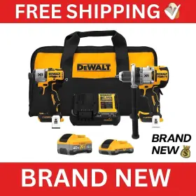 Dck2101qq1ww1 Dewalt 20-volt Max 2 -tool Brushless Power Tool Combo Kit New