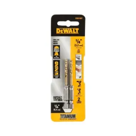 Dd5108t Dewalt J 1/8 Inch X 2-5/8 Hex Shank Titanium Drill Bit 2 Pack