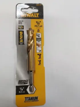 Dd5132 Dewalt 1/2 Inch Titanium Nitride Coated Impact Ready Drill Bit