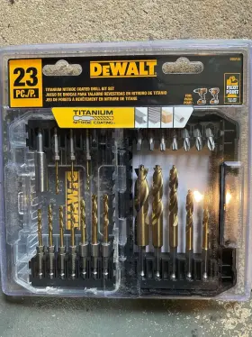 Dd5165 Dewalt 23 Piece Impact Ready Titanium Hex Drive Bit Set - Brand New