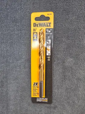 Dw1328 Dewalt Jobber Drill Bit 7/16 In Dia 5-1/2 Ft Overall Length
