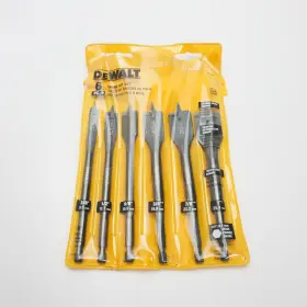 Dw1587 Dewalt Drill Bit Set Spade Bits Assorted 3/8-inch To 1-inch 6-piece
