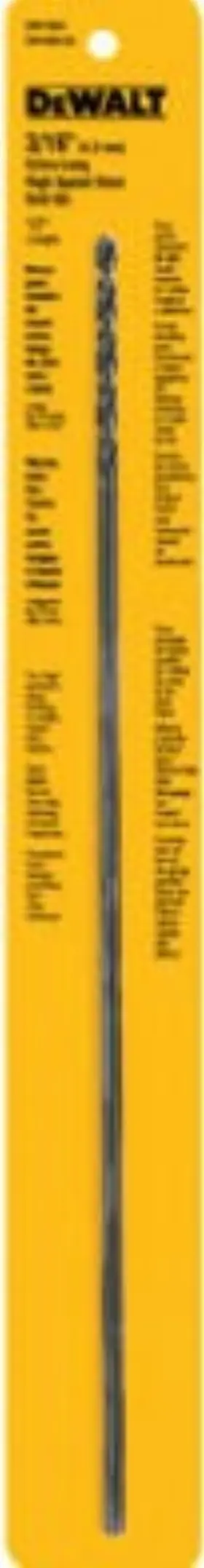 Dw1604 Dewalt 5 Pack - High-speed Split-point Steel Drill Bit 3/16 X 12 Inch