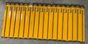 Dw1606 Dewalt 1/4-in X 12-in Black And Gold Coated Hss Jobber Length Twist Drill Bit