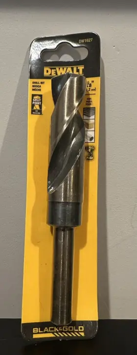 Dw1627 Dewalt 7/8 Black And Gold Split Point Drill Bit Nip