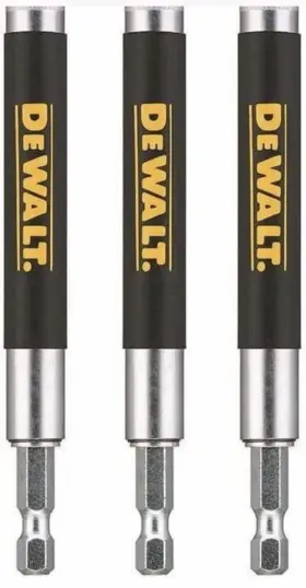 Dw2055b Dewalt 6-inch Magnetic Drive Guide 3 Pack Dw2055b Dewalt 6-inch Magnetic Drive Guide 3 Pack