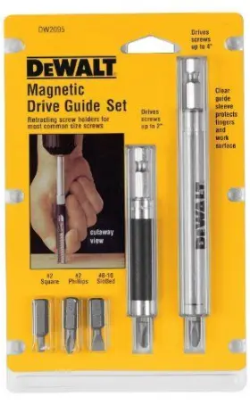 Dw2095 Dewalt Magnetic Drive Guide Set - 5 Pieces