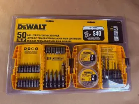 Dewalt Dw2175hd Nos - Dw2175d 50 Pc Drill And Driver Contractor Bit Set 1 Missing