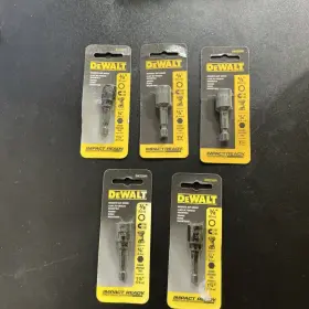 Dw2221ir Dewalt Lot Of 5 Magnetic Nut Driver 1/4 Inch X 2-9/16