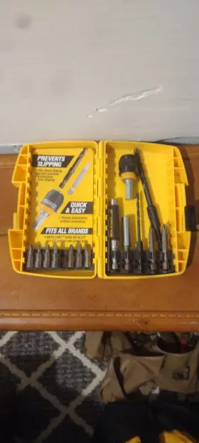 Dw2513 Dewalt 15-piece Rapid Load Quick Accessory System Bit Set Woodworking