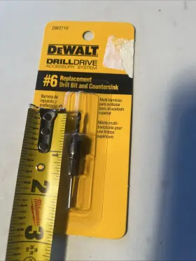 Dw2710 Dewalt #6 Replacement Drill Bit And Countersink