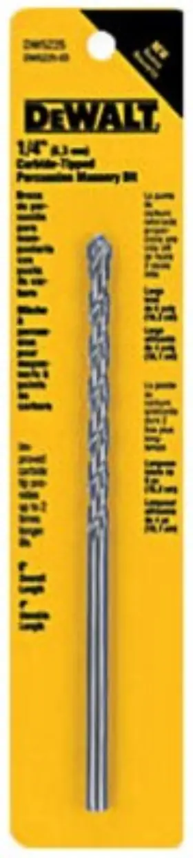Dw5225 Dewalt 25 Pack - 1/4 X 6 Inch Percussion Drill Bit