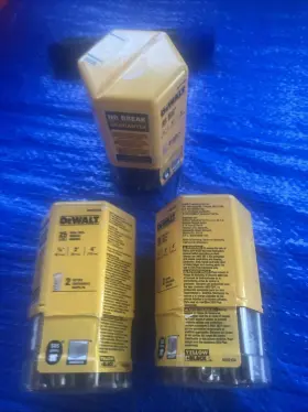 Dw5416b25 Dewalt Lot Of 25 Drill Bits 1/4 Inch X 2 4 Sds Plus