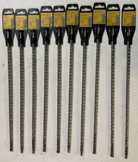 Dw5436 Dewalt Lot Of Ten 10 New Sds Plus 7/16 X 16 18 Rock Carbide Brill Bit