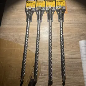 Dw5443 Dewalt Hammer Bit 9/16 Inch X 10 12 - Lot Of 4