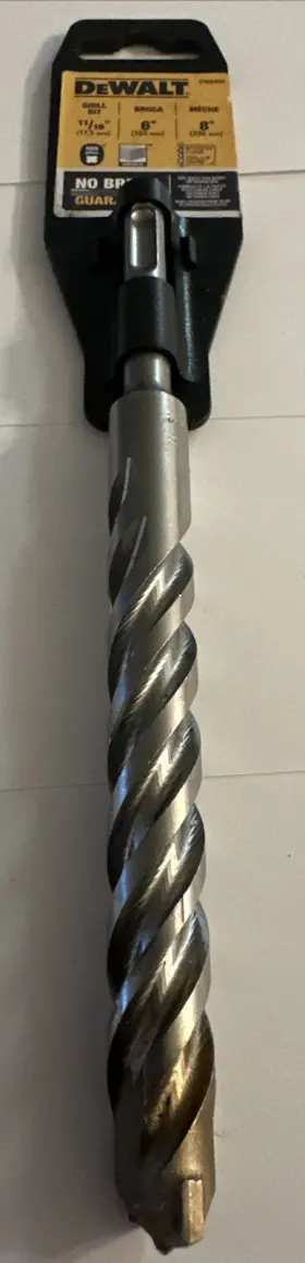 Dw5450 Dewalt 11/16 Inch X 6 8 Rock Carbide Sds Plus Hammer Bit