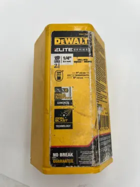 Dw5517b25 Dewalt Pack Of 21 Solid Rock Carbide Sds Drill Bit 1/4 Inch X 4 6