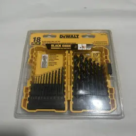 Dwa1178hp Dewalt 18pc Black Oxide Drill Bit Set