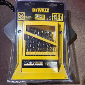 Dwa1189 Dewalt Black And Gold 29-pc Coated Hss Drill Bit Set