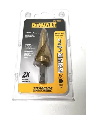 Wmp010543 Dewalt Dwa1786ir Step Drill Bit Impact Ready - Dwa1784ir