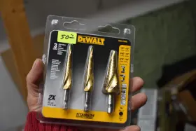 Dwa1790ir Dewalt Step Drill Bit Set 3-piece