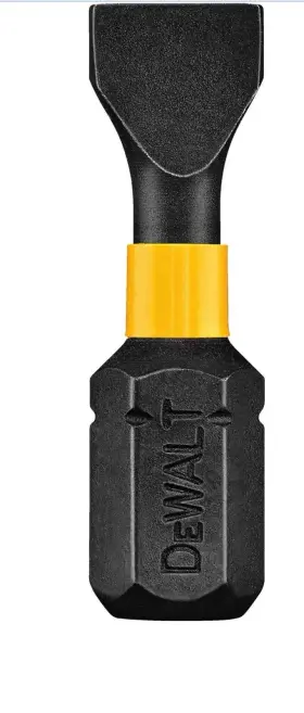 Dwa1sl81rb Dewalt 1 Inch Slotted Impact Ready Power Screw Bit Tip 50 Pack