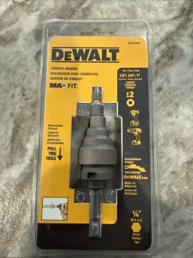 Dwa2600 Dewalt Conduit Reamer 1/2 Inch 3/4 1 New