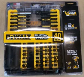 Dwa2ngft40ir Dewalt Impact Drill Bit Set - 40 Piece