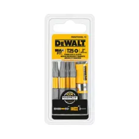 Dwa2tx25sl-12 Dewalt J 2 Inch Max Fit Torx T25 Power Bit And Sleeve 12 Pack