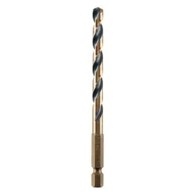 Dwa5016 Dewalt Black And Gold Drill Bit 1/4 Inch 6.4mm Hex Shank Split Point
