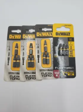 Dewalt Dwaf1sq3ir3 12 #3 Square Drill Bit / Impact Ready 1 Inch Long - 4 Packs Of 3 Each