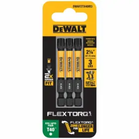 Dwaf2tx40ir3 Dewalt Flextorq T40 Torx Impact Driver Bits 1/4 X 2-1/4 Inch 3-pk. -